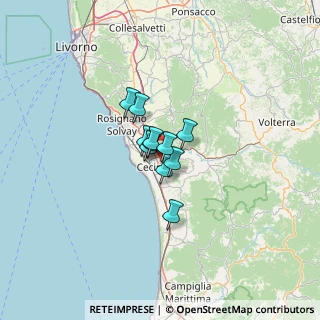 Mappa SP dei Tre Comuni, 56040 Cecina LI (6.09727)