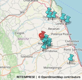 Mappa Via del Fiume, 62100 Macerata MC, Italia (13.12667)