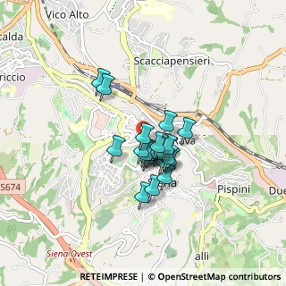 Mappa Via degli Umiliati, 53100 Siena SI, Italia (0.5655)