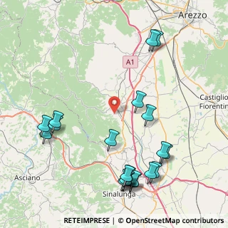 Mappa Via Giuliana Ciuffoni Stanghini, 52048 Monte San Savino AR, Italia (10.616)