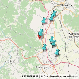 Mappa Via Giuliana Ciuffoni Stanghini, 52048 Monte San Savino AR, Italia (6.84636)