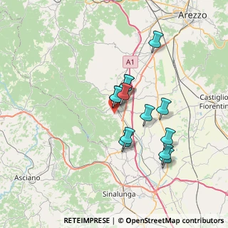 Mappa Via Giuliana Ciuffoni Stanghini, 52048 Monte San Savino AR, Italia (5.90692)