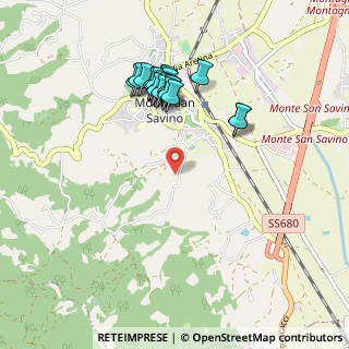 Mappa Via Giuliana Ciuffoni Stanghini, 52048 Monte San Savino AR, Italia (0.9365)