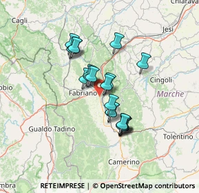 Mappa Via Arignano, 60043 Cerreto D'esi AN, Italia (10.5685)