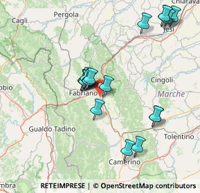 Mappa Via Arignano, 60043 Cerreto D'esi AN, Italia (15.36833)