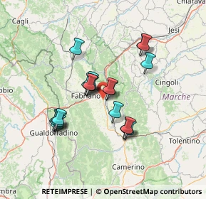 Mappa Via Arignano, 60043 Cerreto D'esi AN, Italia (11.8535)