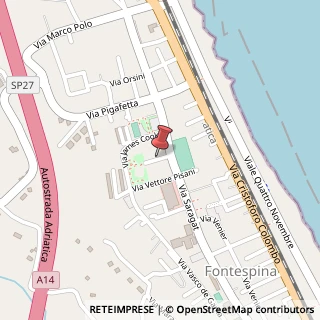 Mappa Via Giovan Battista Magnaghi, 22, 62012 Civitanova Marche, Macerata (Marche)