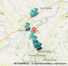 Mappa Via Eugenio Niccolai, 62100 Macerata MC, Italia (1.63)