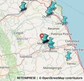 Mappa Via Eugenio Niccolai, 62100 Macerata MC, Italia (14.625)
