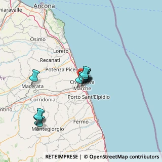 Mappa Via Venier, 62012 Civitanova Marche MC, Italia (11.35615)