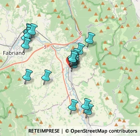 Mappa Via Giovanni Pascoli, 60043 Cerreto d'Esi AN, Italia (3.376)