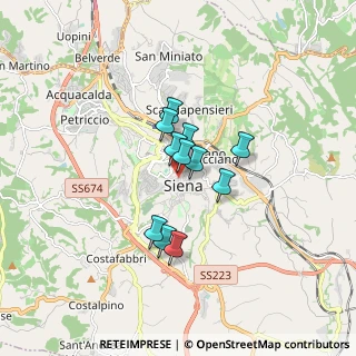 Mappa Via delle Terme, 53100 Siena SI, Italia (1.11091)