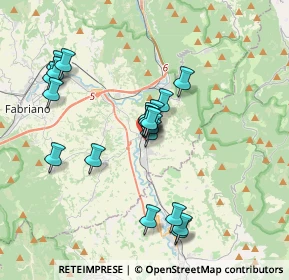 Mappa Via Santa Croce, 60043 Cerreto d'Esi AN, Italia (3.389)