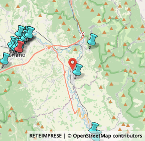 Mappa Via Santa Croce, 60043 Cerreto d'Esi AN, Italia (6.296)