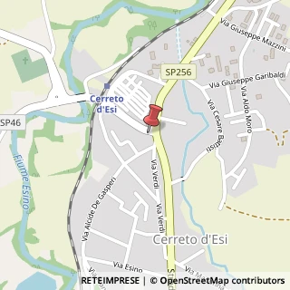 Mappa Via Belisario, 27, 60043 Cerreto d'Esi, Ancona (Marche)