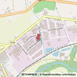 Mappa Via Artigianato, 17, 57023 Cecina, Livorno (Toscana)