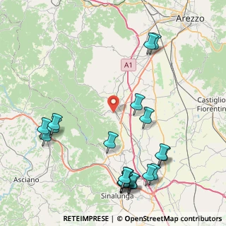 Mappa Via Achille Grandi, 52048 Monte San Savino AR, Italia (10.9245)