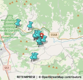Mappa Via Fontevecchia, 56040 Montescudaio PI, Italia (2.41545)