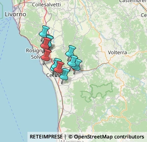Mappa Via Fontevecchia, 56040 Montescudaio PI, Italia (9.99667)