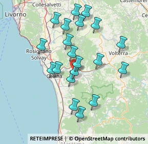 Mappa Via Fonte Marina, 56040 Montescudaio PI, Italia (14.545)