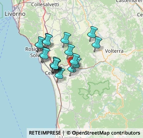 Mappa Via Fontevecchia, 56040 Montescudaio PI, Italia (10.06105)
