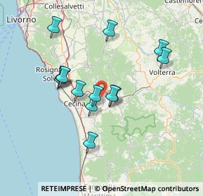 Mappa Via Fonte Marina, 56040 Montescudaio PI, Italia (13.22923)