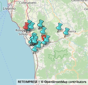 Mappa Via Fontevecchia, 56040 Montescudaio PI, Italia (10.024)