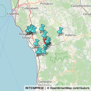 Mappa Via Fontevecchia, 56040 Montescudaio PI, Italia (9.27813)