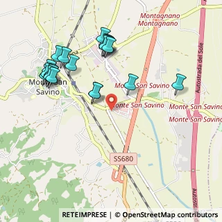 Mappa Via Santa Maria delle Vertighe, 52048 Monte San Savino AR, Italia (1.14)