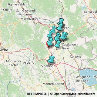 Mappa Via Santa Maria delle Vertighe, 52048 Monte San Savino AR, Italia (9.839)