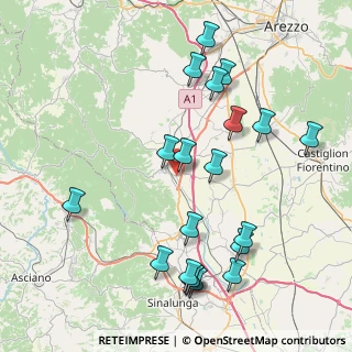 Mappa Via Santa Maria delle Vertighe, 52048 Monte San Savino AR, Italia (9.3)