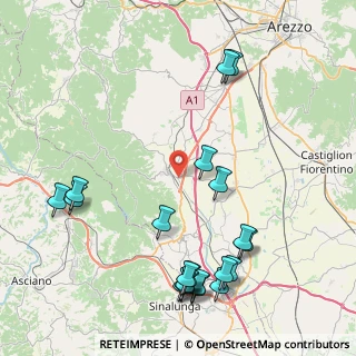 Mappa Via Santa Maria delle Vertighe, 52048 Monte San Savino AR, Italia (10.712)