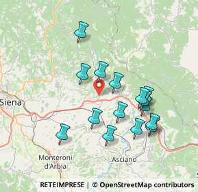 Mappa Strada Provinciale 7 del Chiantino, 53019 Castelnuovo Berardenga SI, Italia (7.054)