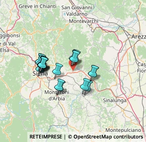 Mappa Strada Provinciale 7 del Chiantino, 53019 Castelnuovo Berardenga SI, Italia (11.5125)