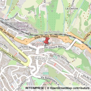 Mappa Via Simone Martini, 75, 53100 Siena, Siena (Toscana)