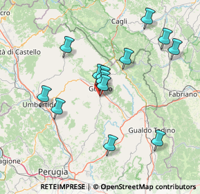 Mappa Viale Europa, 06024 Gubbio PG, Italia (14.84308)