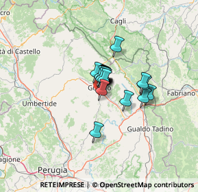 Mappa Viale Europa, 06024 Gubbio PG, Italia (6.5215)