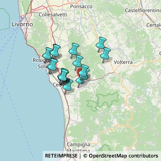 Mappa Via della Madonna, 56040 Montescudaio PI, Italia (10.22368)