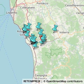 Mappa Via della Madonna, 56040 Montescudaio PI, Italia (9.81368)