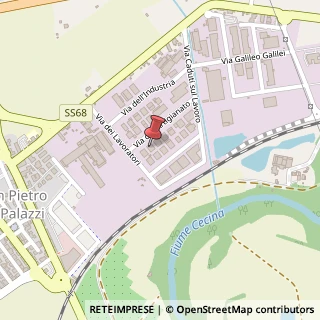 Mappa Via Artigianato, 6, 57023 Cecina, Livorno (Toscana)