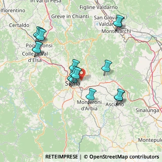 Mappa Strada di Colle Pinzuto, 53100 Siena SI, Italia (16.03313)
