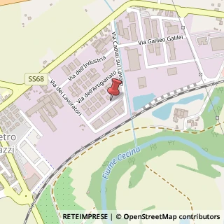 Mappa Via del Commercio, 13, 57023 Cecina, Livorno (Toscana)