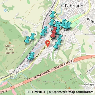 Mappa Viale 13 Luglio, 60044 Fabriano AN, Italia (0.39615)