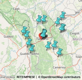 Mappa Via Civita, 60044 Fabriano AN, Italia (10.895)