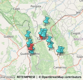 Mappa Via Civita, 60044 Fabriano AN, Italia (10.36)