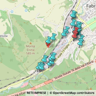 Mappa Via Civita, 60044 Fabriano AN, Italia (0.57407)