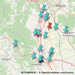 Mappa Via Ponte Esse Vertighe, 52048 Monte San Savino AR, Italia (9.256)