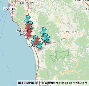 Mappa La Villa, 56040 Montescudaio PI, Italia (9.69583)