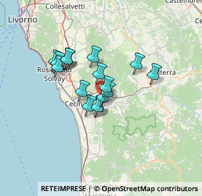 Mappa La Villa, 56040 Montescudaio PI, Italia (10.12706)