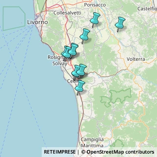 Mappa Via P. Nenni, 56040 Montescudaio PI, Italia (10.77545)
